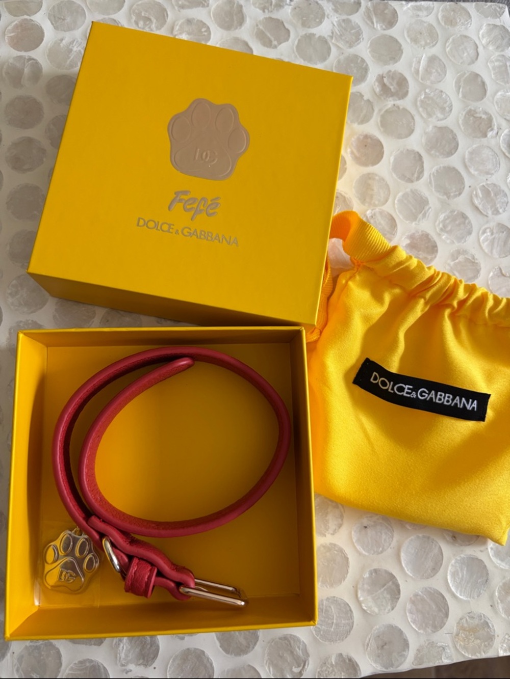 Dolce & Gabbana Dog Collar